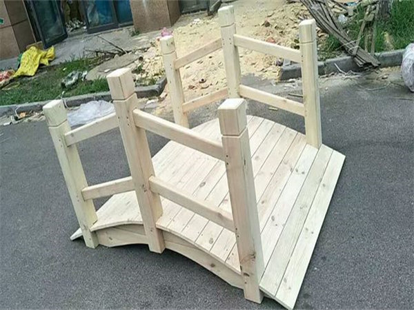 石家庄碳化木小木桥